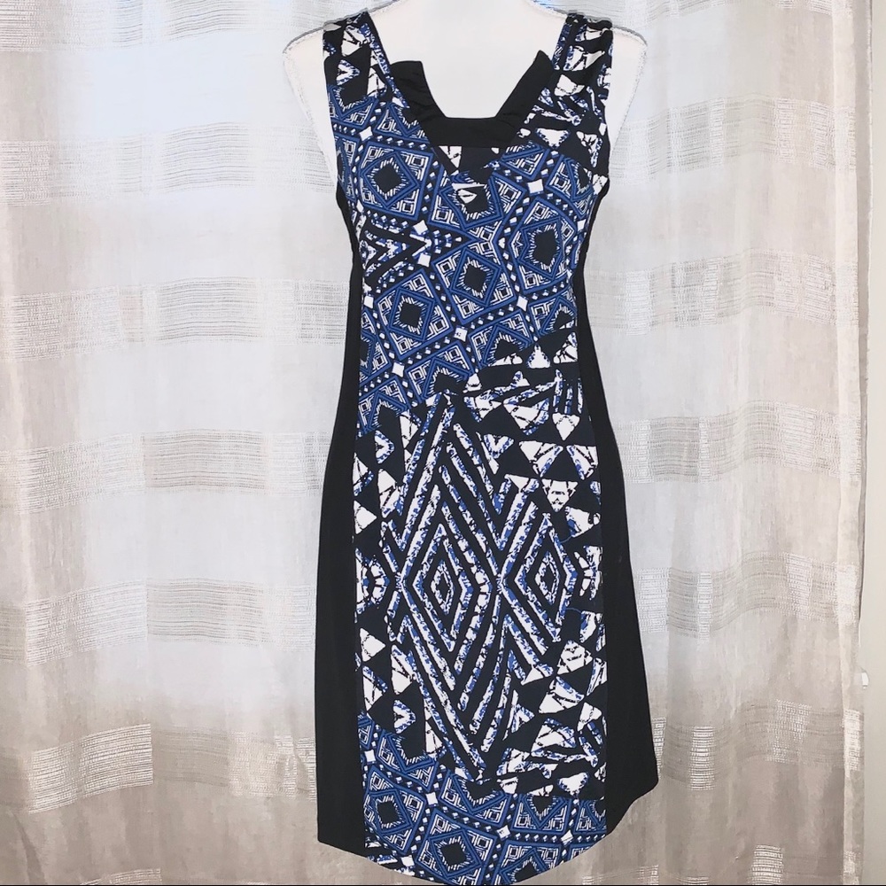 BCBGMaxAzria Aztec Print Shift Dress